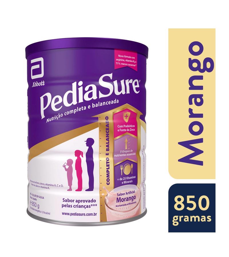 Pediasure-Nova-Formula-850gr-Morango