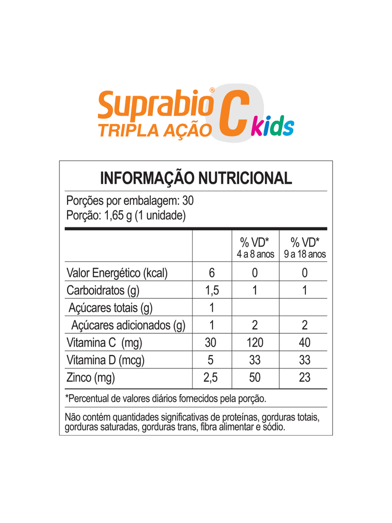 Suprabio-C-Tripla-Acao-Kids-Com-30-Gomas-Laranja