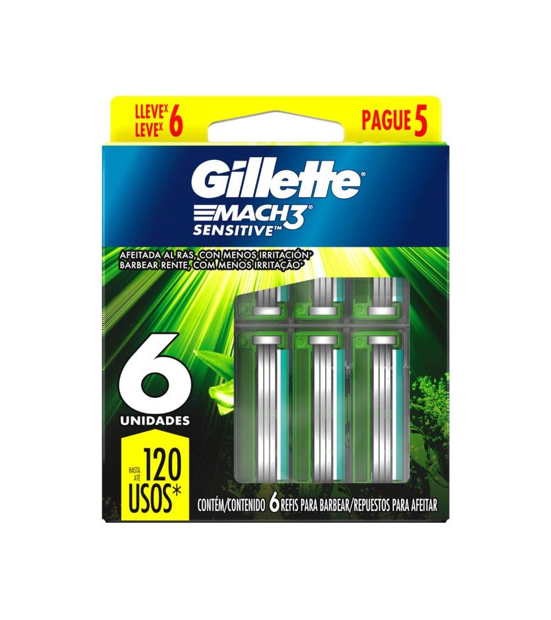 Lamina-Gillette-Mach3-Leve-6-Pague-5-Sensitive-Especial