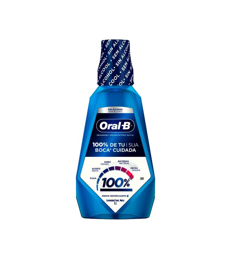 Enxaguante-Oral-B-Bucal-100--1000ml-Menta-Refrescante