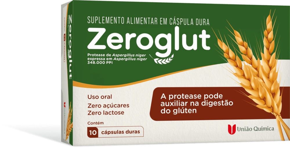 ZEROGLUT COM 10 CAPSULAS DURAS - Preço Popular