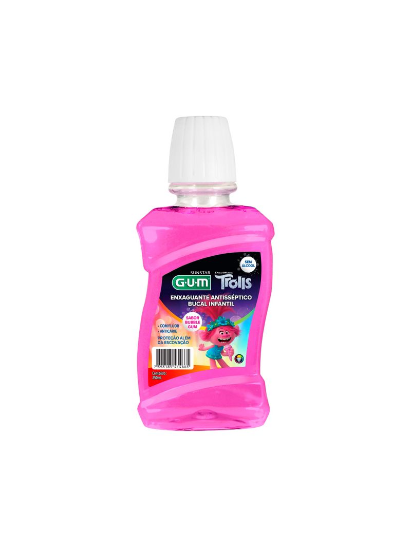 Enxaguante-Gum-Trolls-World-250ml-Bubble-Gum