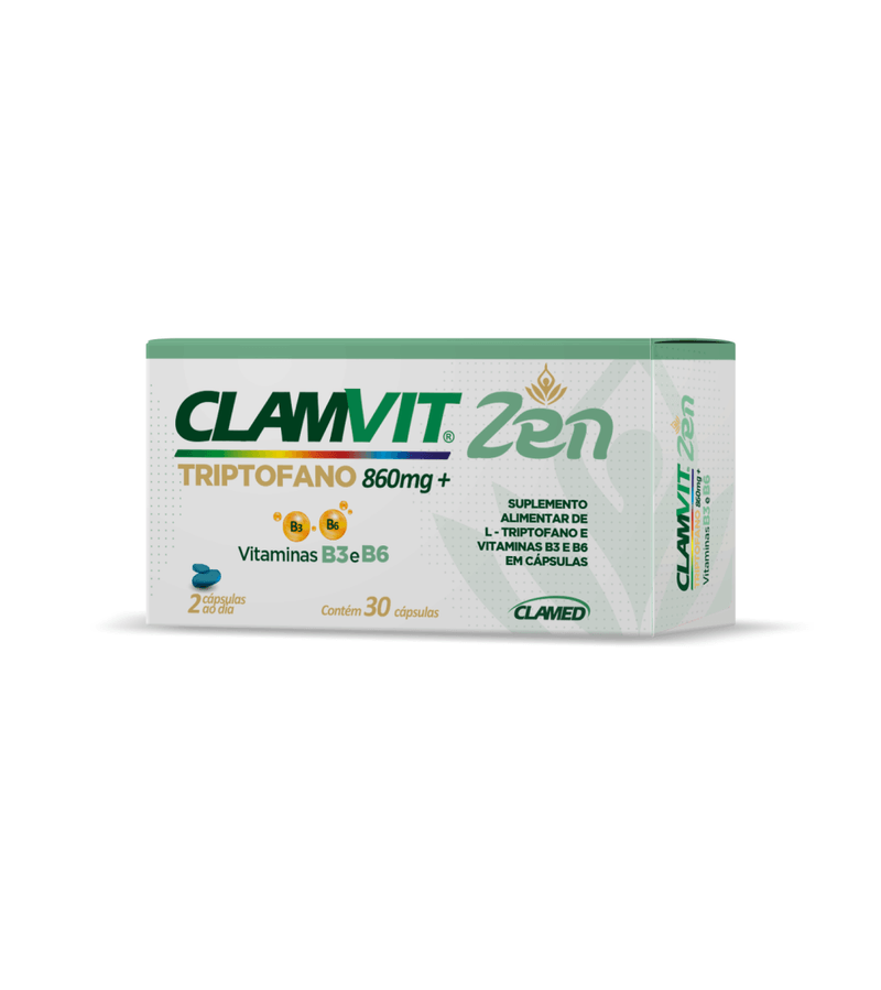 Clamvit-Zen-Triptofano---Vitaminas-B3-E-B6-Com-30-Capsulas-860mg