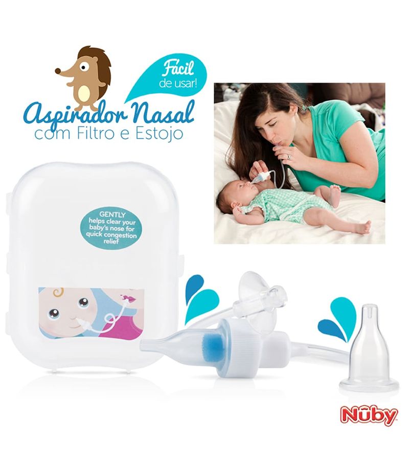 Aspirador-Nasal-Nuby-Com-Estojo-E-Filtro