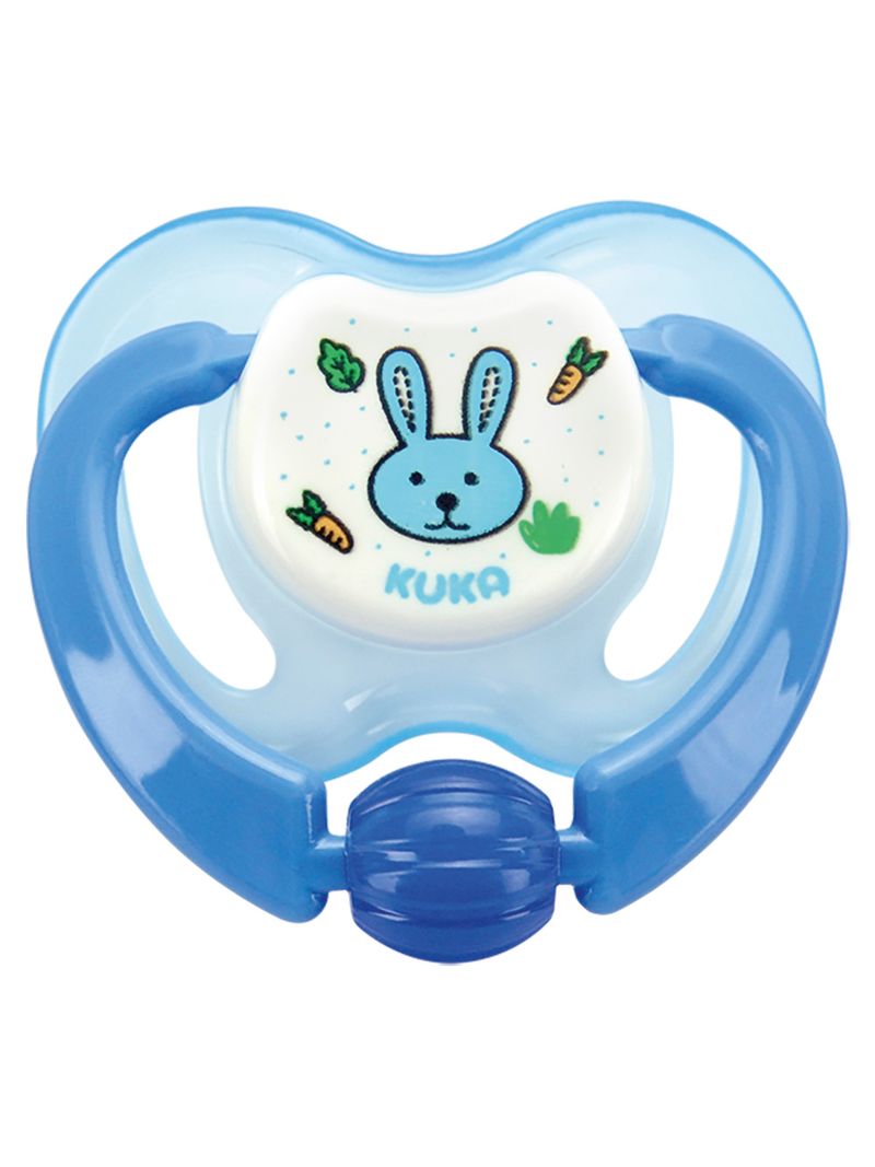 Chupeta-Kuka-Lovely-Azul-Bico-Ortodontico-Silicone-N.2