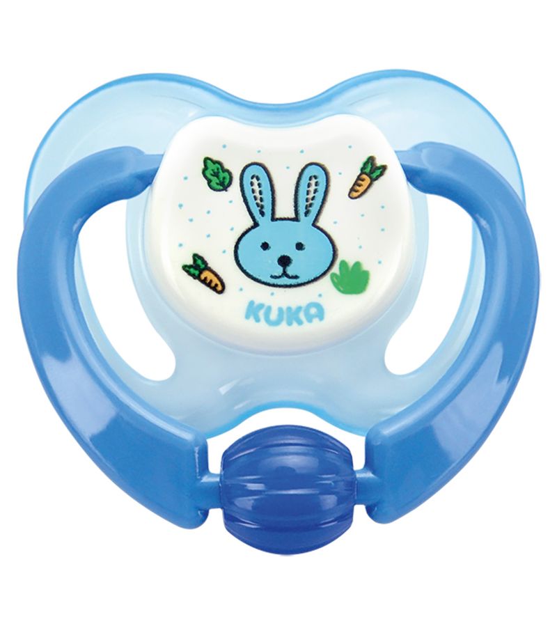 Chupeta-Kuka-Lovely-Azul-Bico-Ortodontico-Silicone-N.2