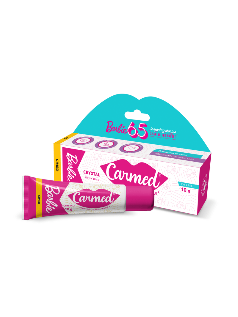 Protetor-Labial-Carmed-Barbie-10gr-Crystal