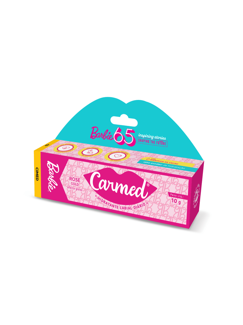 Protetor-Labial-Carmed-Barbie-10gr-Rose-Gold
