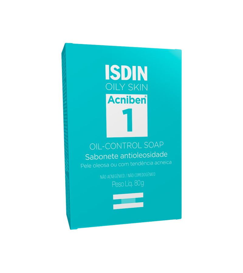 Isdin-Acniben-1-Sabonete-Barra-80gr-Antioleosidade