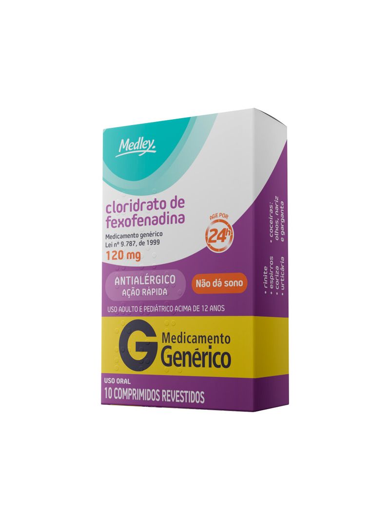 Fexofenadi-Medley-Com-10-Comprimidos-Revestidos-120mg-Generico