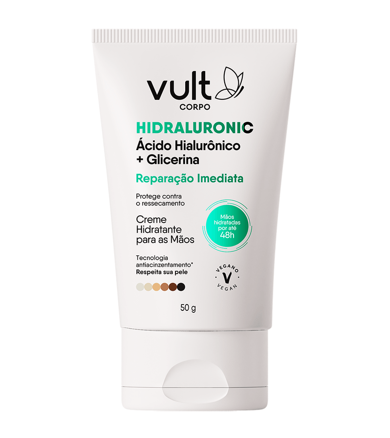Creme-Para-As-Maos-Vult-Corpo-Hidraluronic-50gr-Reparacao-Imediata