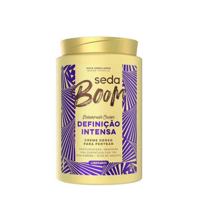 -Creme-Para-Pentear-Seda-Boom-1kg-Definicao-Intensa