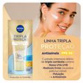 Protetor Solar Facial Antissinais Tripla Protecao Fps50 Nivea Sun 40ml