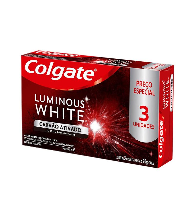 CREME-DENTAL-COLGATE-LUMINOUS-WHITE-COM-3X70GR-CARVAO-ATIVADO-ESP