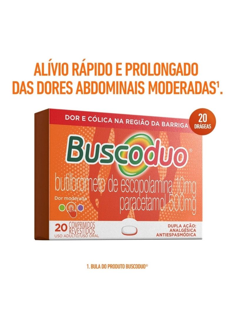 Butibrometo-de-Escopolamina-10mg-Paracetamol-500mg-Buscoduo-20-Comprimidos