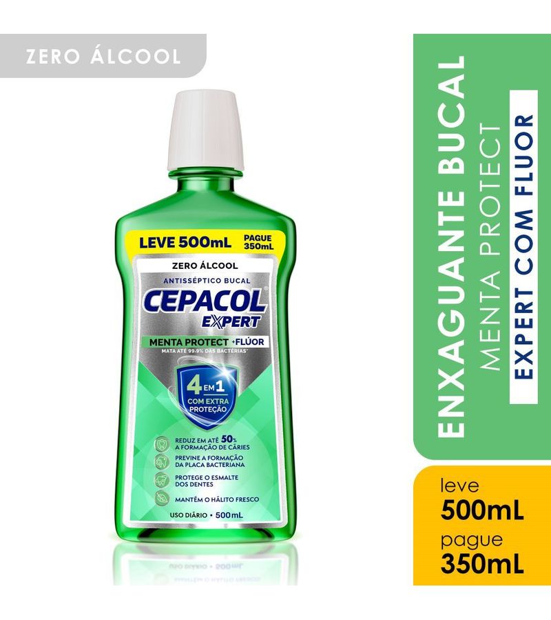 Antisseptico-Bucal-4-em-1-Menta-Protect-Cepacol-Expert-500ml-Zero-Alcool