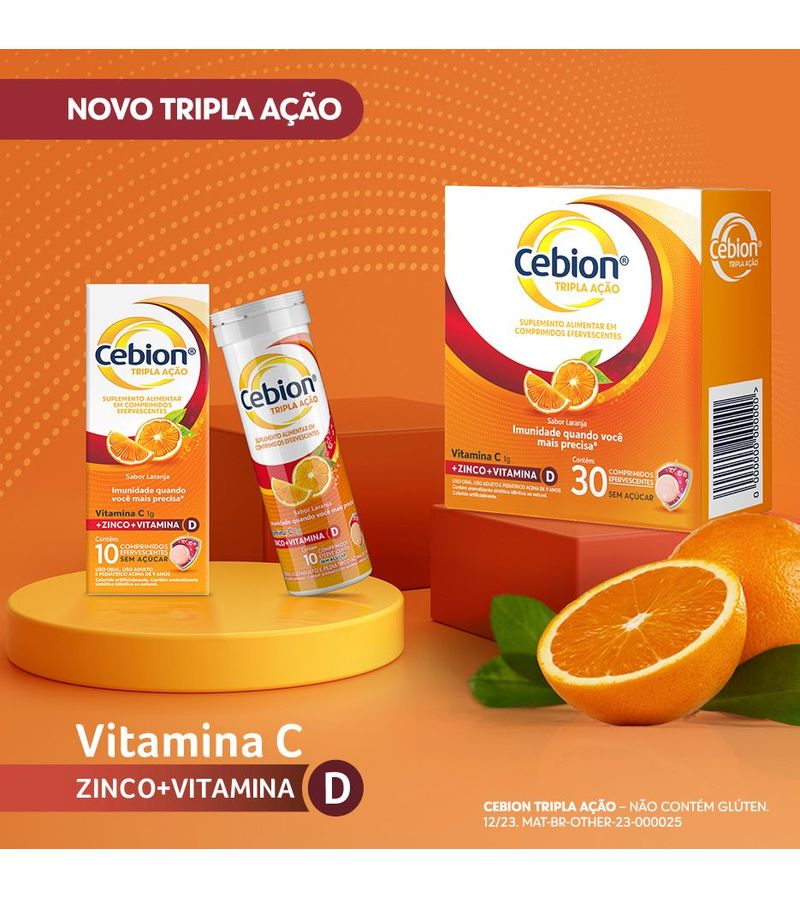 Cebion-Tripla-Acao-Vitamina-C-Imunidade-Com-10-Comprimidos-Efervescente--Sabor-Laranja