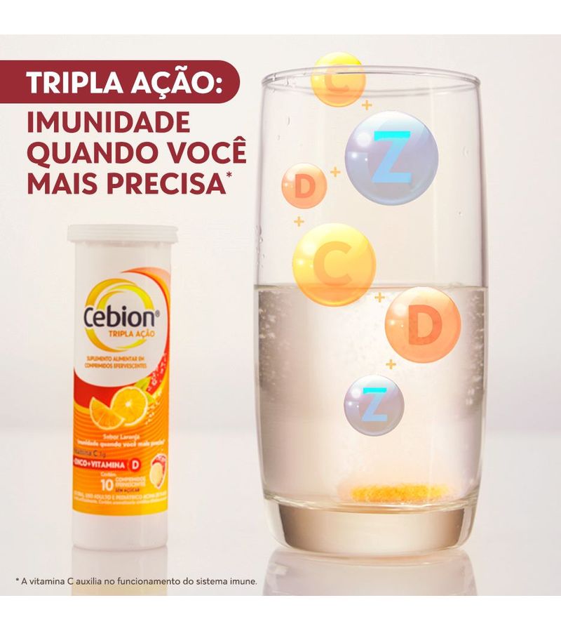 Cebion-Tripla-Acao-Vitamina-C-Imunidade-Com-10-Comprimidos-Efervescente--Sabor-Laranja