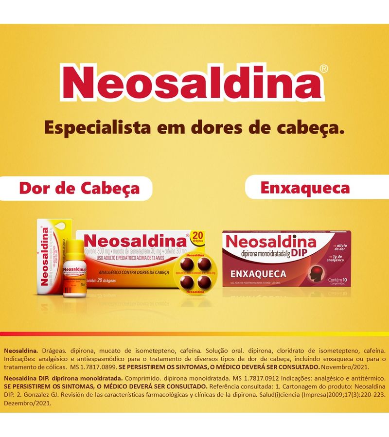 Alivio-para-Enxaqueca-Neosaldina-DIP-20-Comprimidos