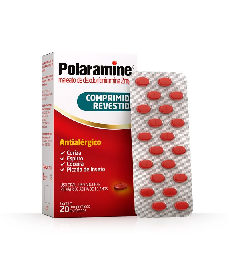 Polaramine-2mg-Com-20-Comprimidos-Revestidos