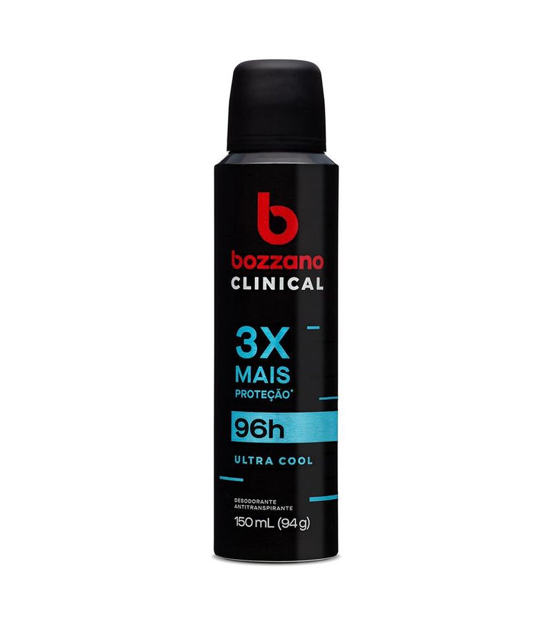 Desodorante-Bozzano-Masculino-Clinical-150ml-Aerossol-Ultra-Cool