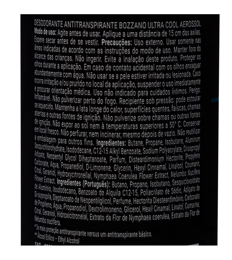 Desodorante-Bozzano-Masculino-Clinical-150ml-Aerossol-Ultra-Cool