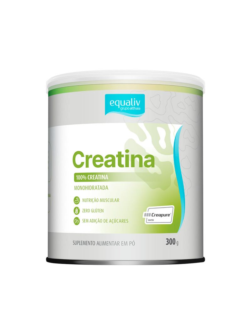 Suplemento-Alimentar-em-Po-100--Creatina-Monohidratada-Creapure-Equaliv-300g