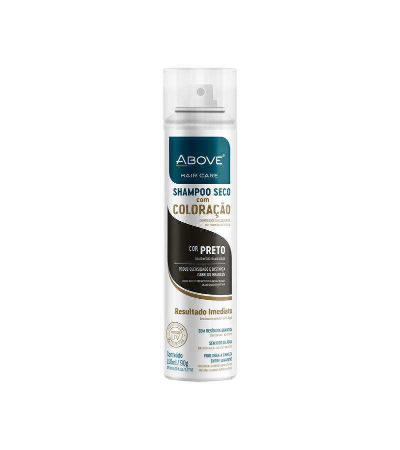 Shampoo-Seco-com-Coloracao-Cor-Preto-Above-Hair-Care-150ml