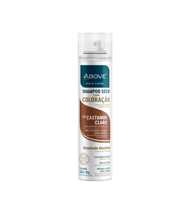 Shampoo-Seco-com-Coloracao-Cor-Castanho-Claro-Above-Hair-Care-150ml