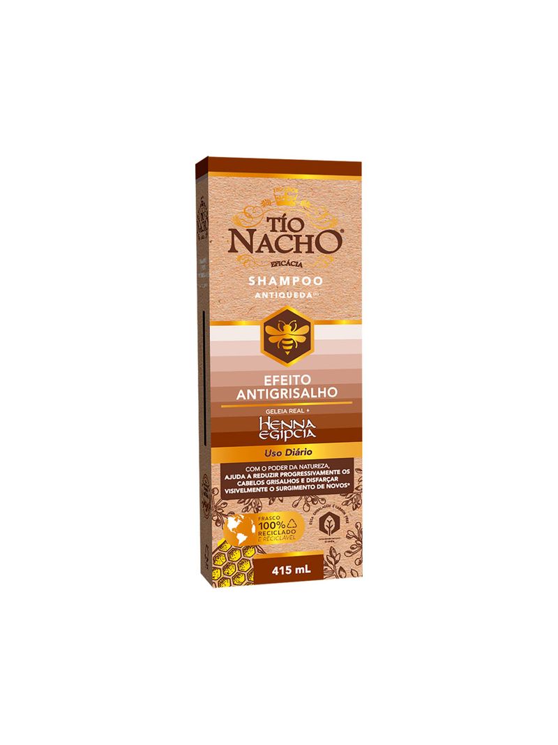 Shampoo-Antiqueda-Efeito-Antigrisalho-Geleia-Real-Henna-Egipcia-Tio-Nacho-415ml