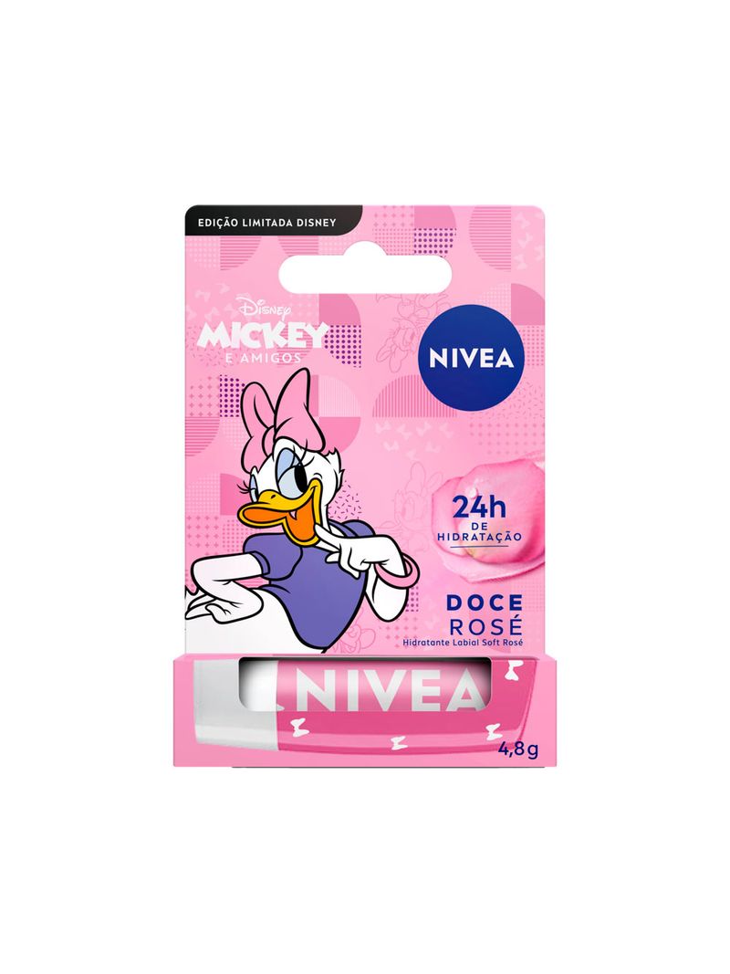 Hidratante-Labial--Soft-Doce-Rose-Nivea--Mickey-e-Amigos
