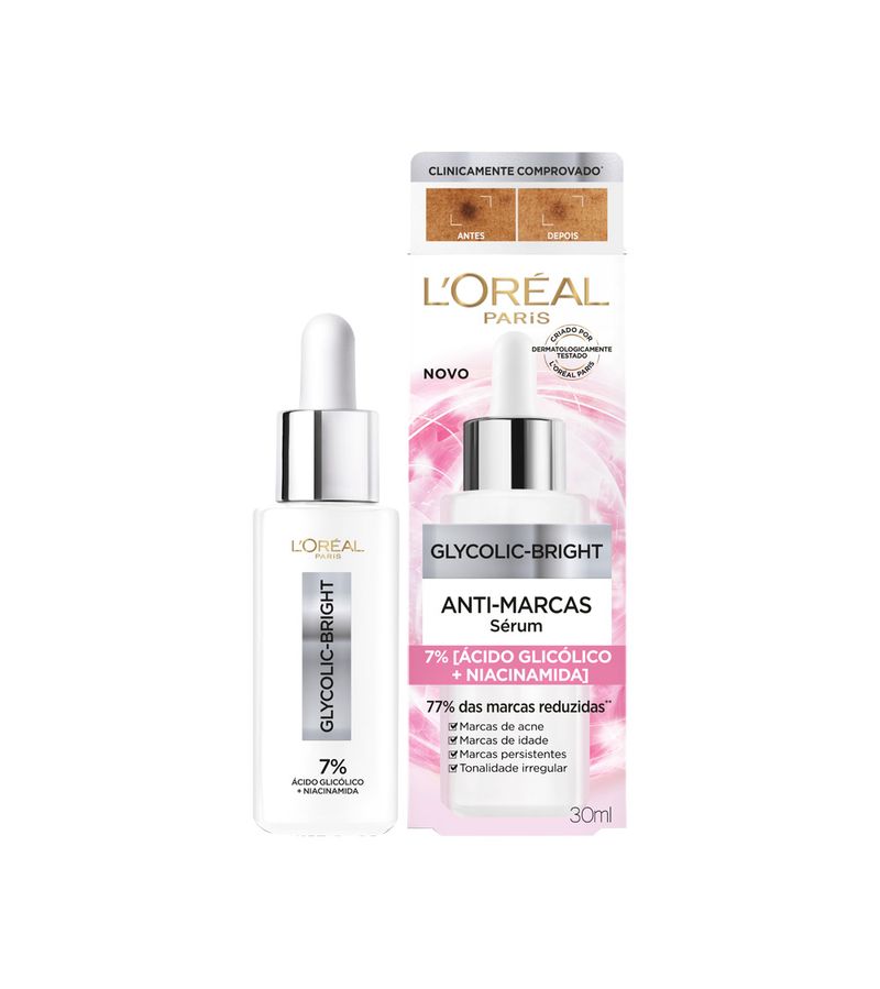 Serum-Anti-Marcas-Acido-Gicolico-e-Niacinamida-Loreal-Glycolic-Bright-30ml