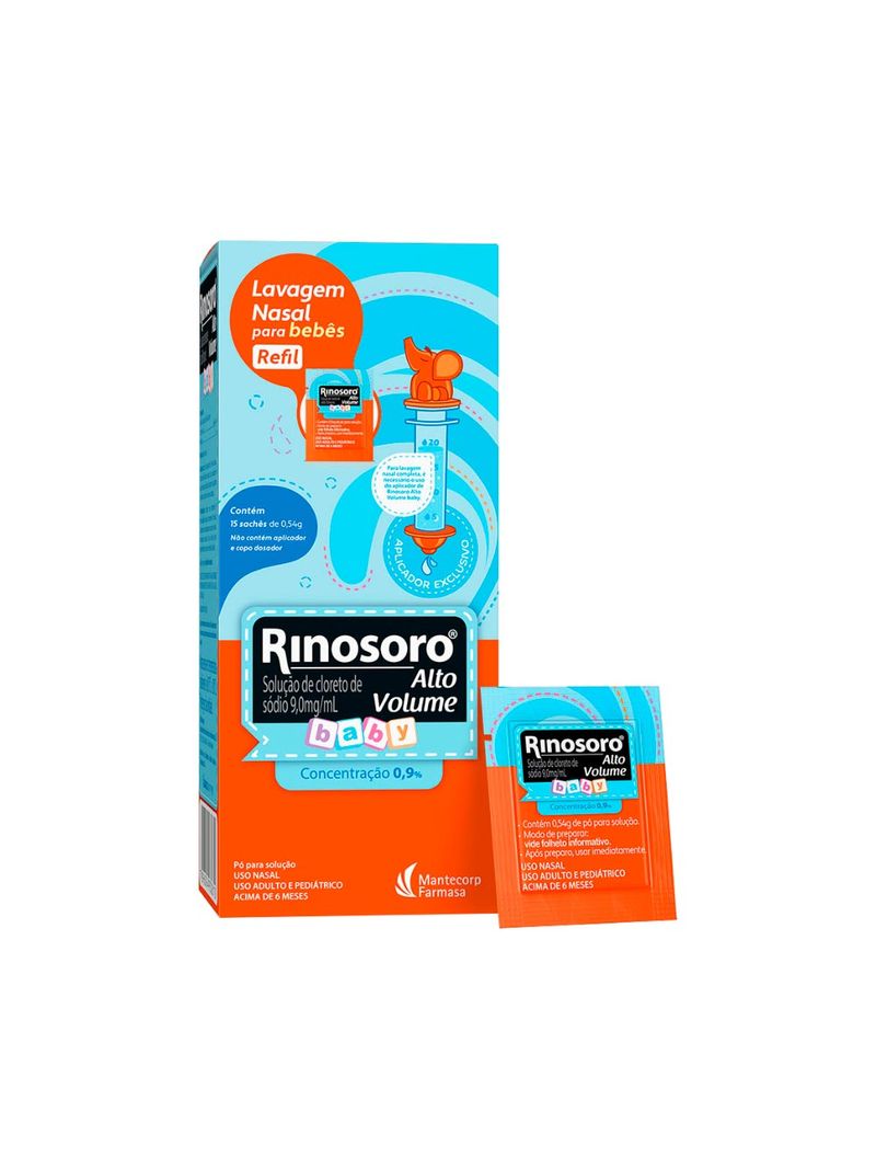 Rinosoro-Alto-Volume-Baby-Cloreto-De-Sodio-9mg-ml-Com-15-Saches-De-054gr---Aplicador---Copo-Dosado