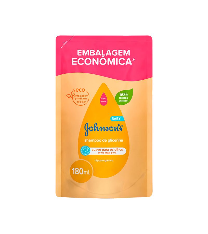 Shampoo-Johnson-Baby-180ml-Glicerina-Refil