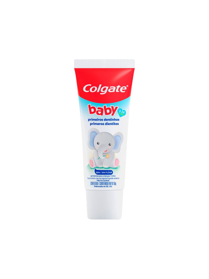Gel-Dental-Colgate-Baby-50gr-Sem-Fluor-Fruta-Suave