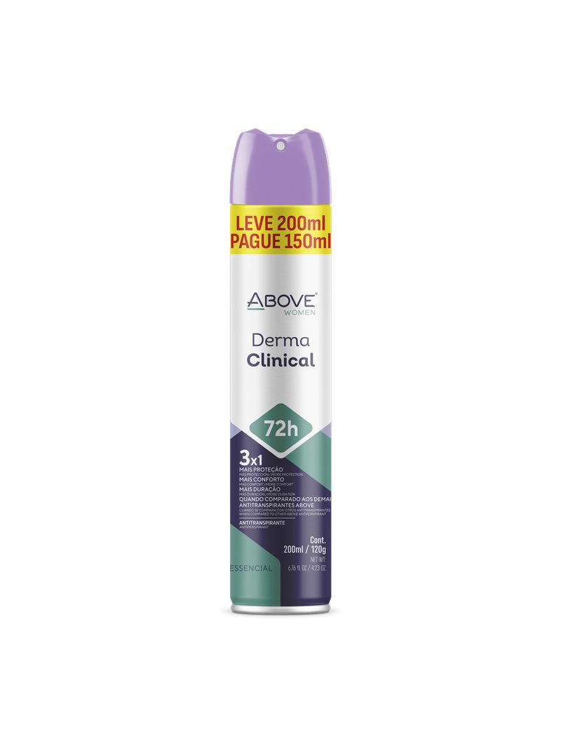 Desodorante-Above-Feminino-Derma-Clinical-Leve-200ml-Pague-150ml--Aerossol-Especial