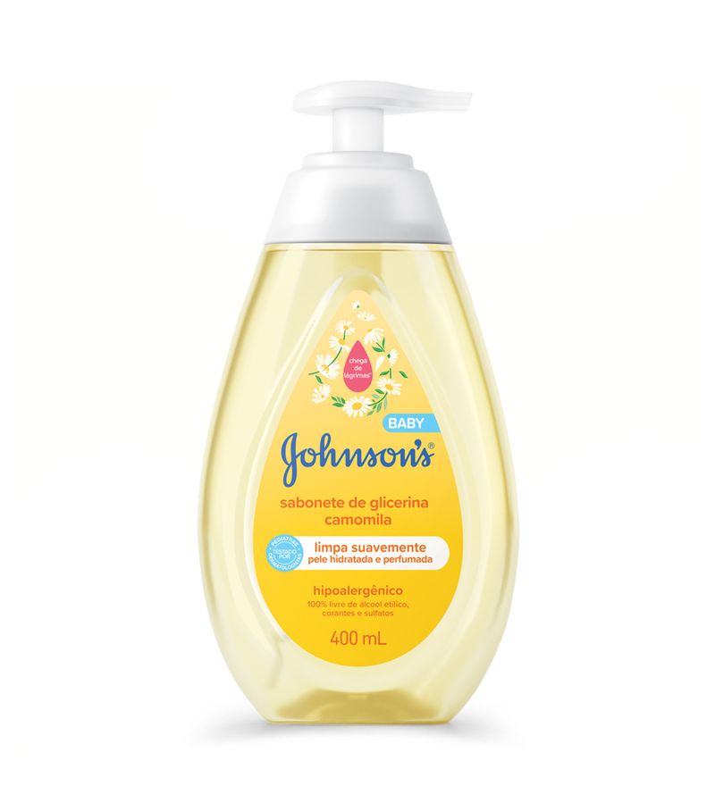 Sabonete-Johnson-Baby-Liquido-400ml-Com-Glicerina-Camomila