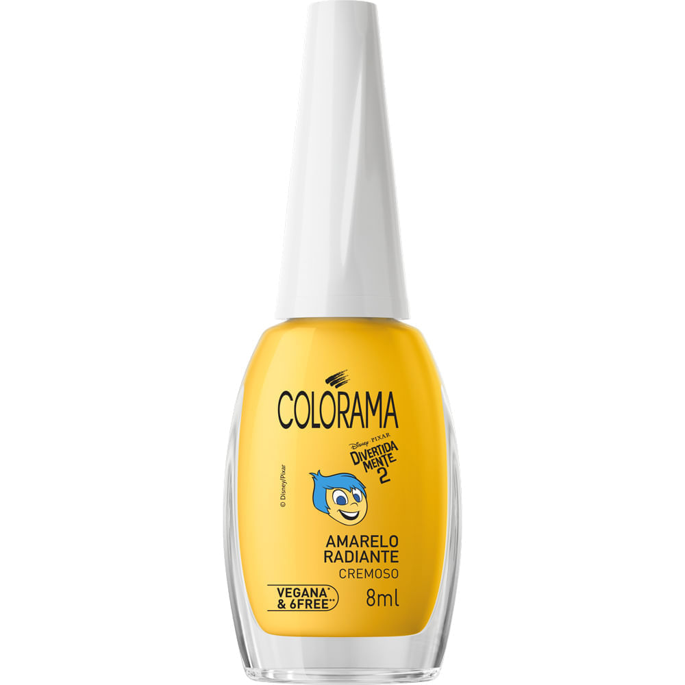 ESMALTE COLORAMA DIVERTIDAMENTE 2 8ML CREMOSO AMARELO RADIANTE - Preço ...