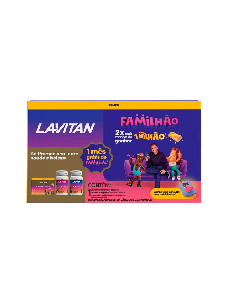 Kit-Lavitan-Familhao-Saude-E-Beleza-Com-30-Capsulas---60-Comprimidos--Revestidos---60-Comprimidos-Revestidos-Especial