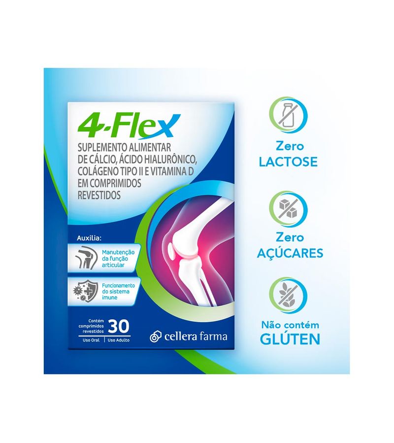 Suplemento-Alimentar-4-flex-Com-30-Comprimidos-Revestidos