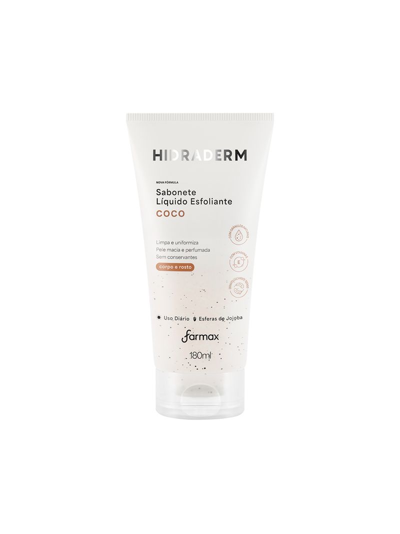 Sabonete-Liquido-Esfoliante-Hidraderm-Coco-180ml