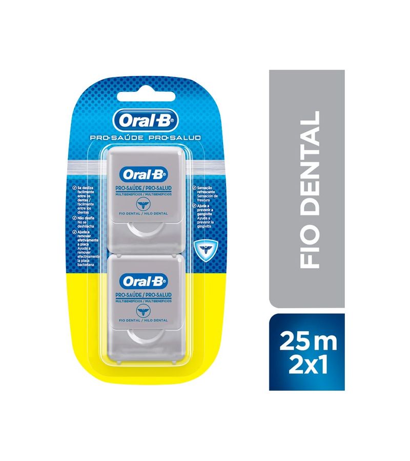 Fio-Dental-Oral-b-Pro-saude-Com-2-Unidades-25-Metros-Cada