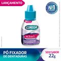 Corega Pó Fixador De Dentadura, Forte Fixação, Sem Sabor 22g