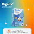 Digeliv Com 30 Comprimidos Mastigaveis 400gaiu Laranja