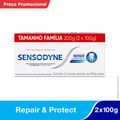 Creme Dental Sensodyne Com 2x100gr Repair E Protect