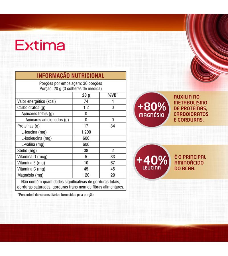 Extima-Baunilha-600g