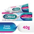 Fixador De Dentadura Ultra Corega 40gr Creme Tripla Acao Sem Sabor