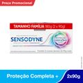 Creme Dental Sensodyne Com 2x90gr Protecao Completa +