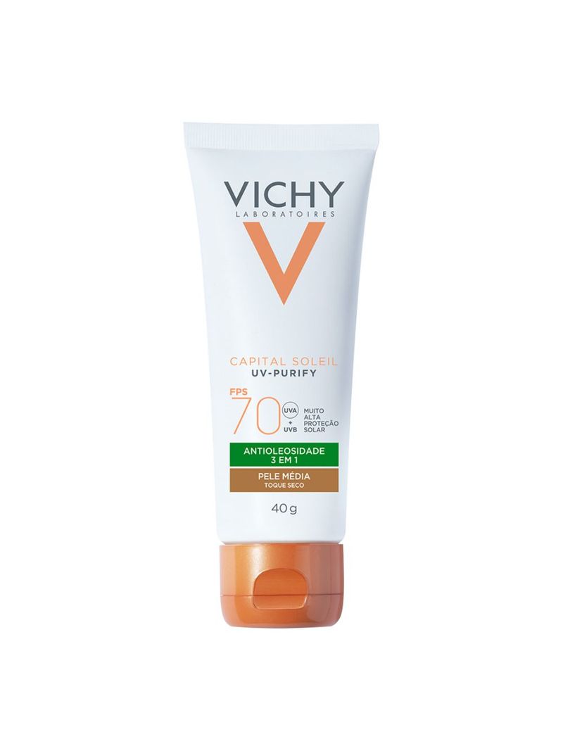 Vichy-Capital-Soleil-Uv-purify-40gr-Fps70-Antioleosidade-Media