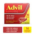 Advil Ibuprofeno 400mg Com 16 Capsulas